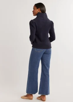 Palmer Puff Sleeve Turtleneck-Dudley Stephens New