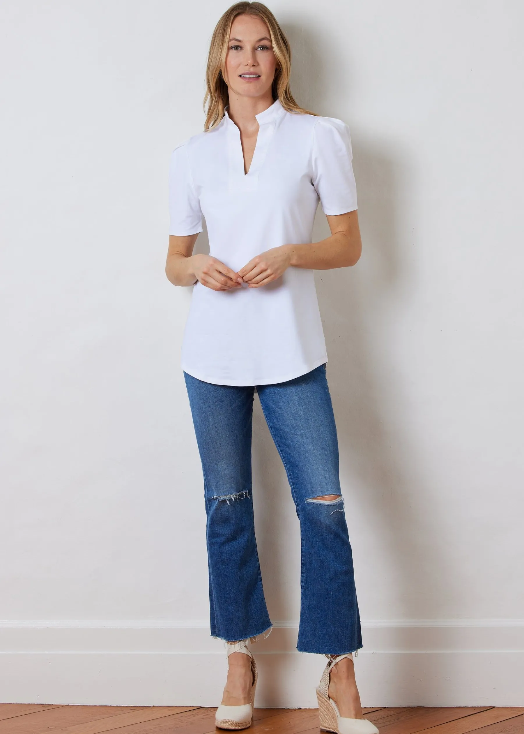 Parker Puff Sleeve Tunic-Dudley Stephens Cheap