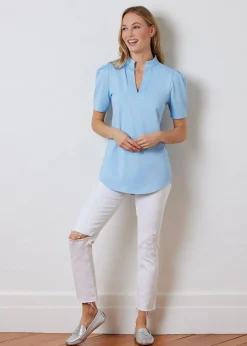 Parker Puff Sleeve Tunic-Dudley Stephens Cheap
